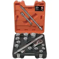 Bahco Hylsysarja SLX_17; 17 kpl.