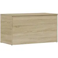 vidaXL Arkku, Sonoma-tammi, 84x42x46 cm, puupohjainen materiaali