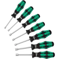 Wera hylsymeisselisarja 395, 5–13 mm, 7 osaa
