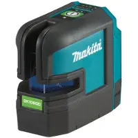 Makita Risti- ja pistelaser SK106GDZ, vihreä, 12V, ilman akkua ja laturia