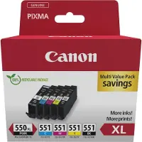 Canon PGI-550XL/CLI-551 Ink Cartridge (6431B009)