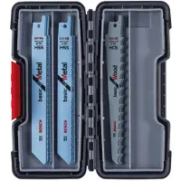 Bosch Pistosahanteräsetti ToughBox Wood/Metal; 15 kpl.