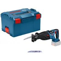 Bosch Puukkosaha GSA 18V-28, ilman akkua ja laturia, L-BOXX
