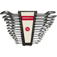 Gedore red Double open-ended Spanner Set 12-pieces short