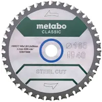 Metabo 628273000, Metalli, 16,5 cm, 2 cm, 1,2 mm, 1,6 mm,