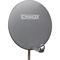 Schwaiger SPI800, 10,7 - 12,75 GHz, 38,5 dBi, Harmaa, Alumiini, Terästä, 75 cm, 745 mm (SPI800.1)