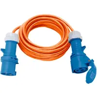 Brennenstuhl 1167650610, 10 m, Ulkona, IP44, Oranssi, 2 AC-pistorasia(a), 230 V