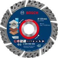 Bosch EXPERT MultiMaterial timanttileikkuulaikka, 125 mm, 22.23 mm kiinnitysreikä
