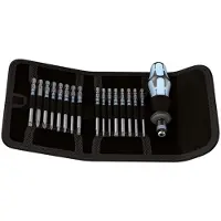 Wera Ruuvimeisselin kahva KK 60 Stainless Imperial + ruuvivääntimen päät