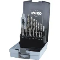 RUKO Kierretappi 245004RO; HSS; M3-M12; 15 kpl.; + pidike