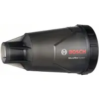 Bosch Suodattimella varustettu (mustan poistoputken) pölykotelo Pölykotelo ja suodatin, musta