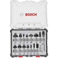 Bosch Jyrsinteräsarja HM Mix 6 mm, 15-os.