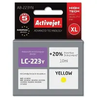 ActiveJet AB-223YN Ink (korvaa Brother LC223Y:lle; Supreme; 10 ml; keltainen)