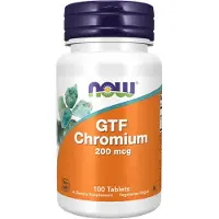 NOW,NOW Foods,NOW,NOW Foods GTF Kromi, 200 mcg - 100 tablettia