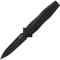 Ruike P188-B Blackwashed D2, Black G10, pocket knife