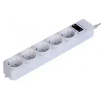 24.Se SPG3-B-6C, 5 AC-pistorasia(a), 1,8 m, 45 mm, 80 mm, 340 mm, 560 g