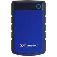 Transcend StoreJet 25H3 4 Tt 2.5" -kestävä ulkoinen HDD, laivastonsininen