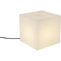QAZQA Älykäs ulkovalaisin valkoinen 30 cm neliö sis. LED A60 IP44 - Nura