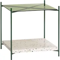 Hubsch Niche Side Table Green/Terrazzo - Green - ONE SIZE