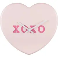 Karlsson Wall Clock Heart Candy Soft Pink - Pink - H:27CM