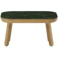UMAGE Paff Sivupöytä matala tammi/Green Marble