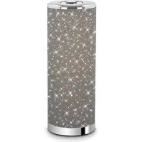Briloner Yota pöytävalaisin GU10 35,2cm harmaa/kromi