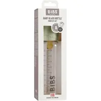 BIBS Baby Glass Bottle Latex Complete Set 225 ml ? Sage