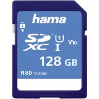 Hama SDXC 128GB CL.10 UHS-I 80MB muistikortti