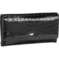 Braun Büffel Verona Lompakko Nahka 17 cm Musta
