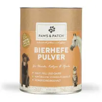 PAWS & PATCH 2x 250g -oluthiivajauhe täydennysravinto koirille, kissoille. ja hevosille