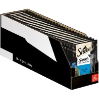Sheba 56 x 85 g Megapack Sauce Lover -tuorepussit tonnikala -kissan märkäruoka