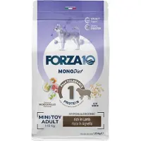 Forza10 1.5kg karitsa & riisi Mini & Toy Diet kuivaruoka koirille
