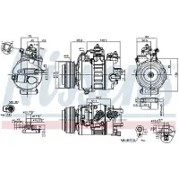 Nissens Kompressori, ilmastointilaite 890792