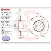 Brembo Jarrulevy (1kpl) 09.D720.11