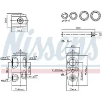 Nissens Paisuntaventtiili - Ford - Focus, Transit, Kuga, C-max, Grand