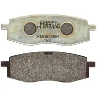 FERODO Fdb411p Platinum Road Puolimetalliset Jarrupalat
