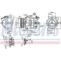 Nissens Kompressori, ilmastointilaite 890138