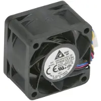 Supermicro FAN-0147L4 Tietokoneen jäähdytysjärjestelmä Tietokonekotelo Tuuletin 4 cm Musta (FAN-0147L4)