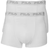 FILA Bokserishortsit harmaa / valkoinen