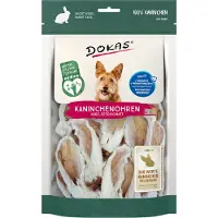Dokas 3x100g kaninkorvat karvoineen koiralle