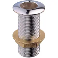 PLASTIMO 3/4´´ Kromattu Läpivienti