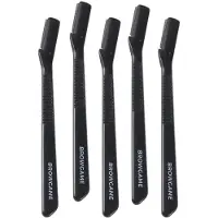 Browgame Cosmetics Eyebrow Shaping Knife, 5-pack