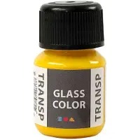Creativ Company Glass Color Transparent Paint - Lemon Yellow 30ml