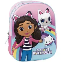 Gabby's Dollhouse Koululaukku Pinkki 8 X 32 X 26 CM