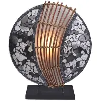 WORU Pöytävalaisin PIA, Musta, Olohuone/ruokailutila, Design