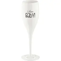 Koziol Cheers samppanjalasit 10 cl 6-pakkaus Welcome baby