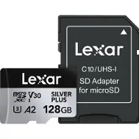 Lexar Professional Silver Plus 128 Gt microSDXC-muistikortti