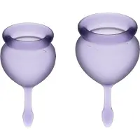 Satisfyer Feel Good Menstrual Cup Lila