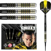 Harrows Darts Chizzy 90% Softip, 3 kpl, musta, kulta