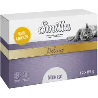 Smilla 12x85g Deluxe Mousse kana kissan märkäruoka